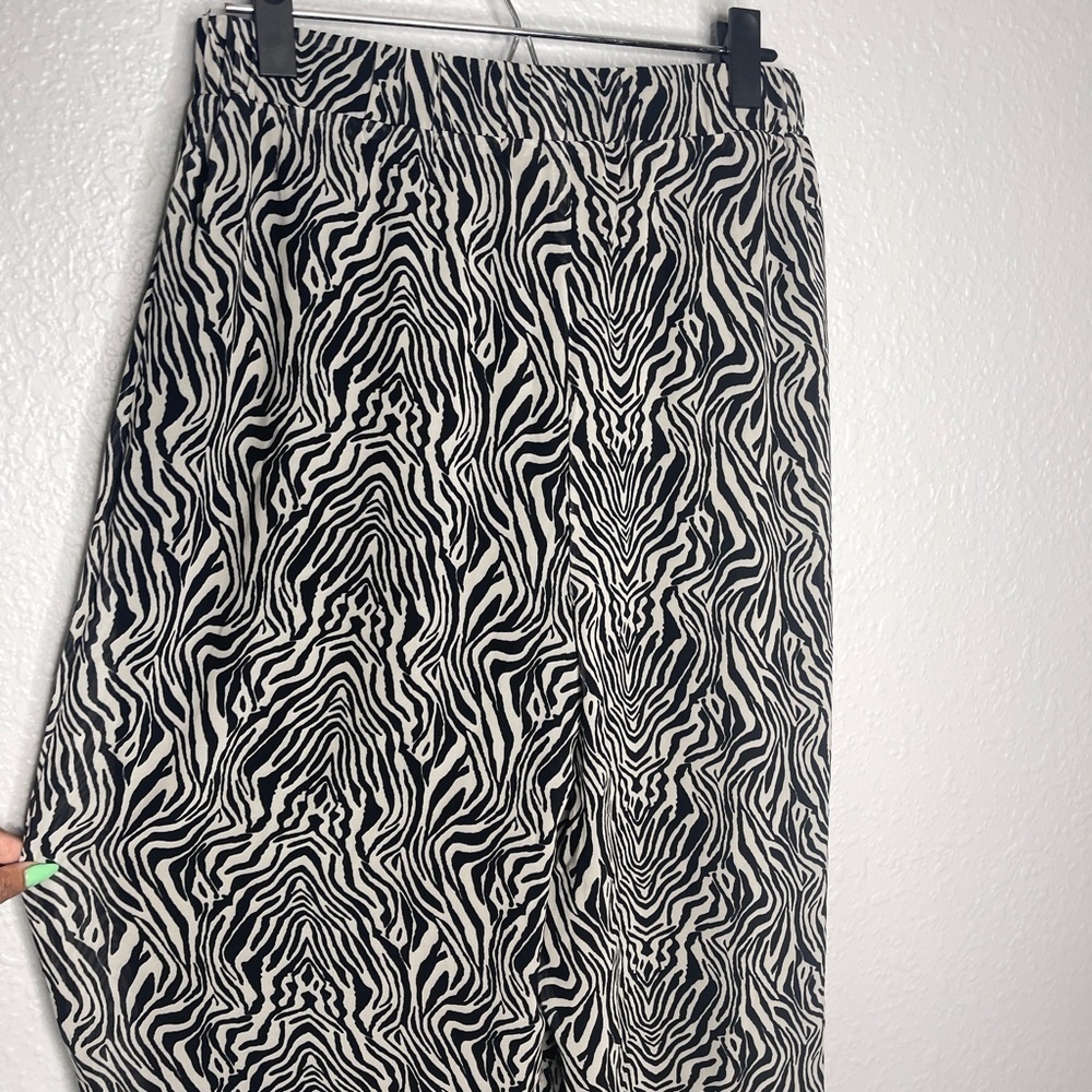 Black & white wide leg pants - Picture 5 of 6